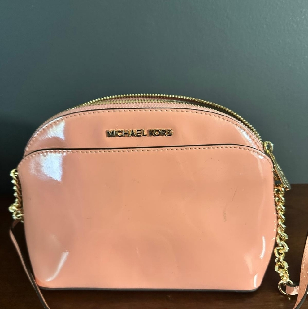 Michael Kors Peach MK Over the shoulder handbag
